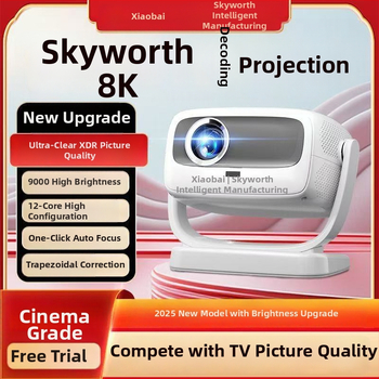 Proiector pentru casă Little pai - 1080P, luminozitate 1000 ANSI, putere 80W, eficiență energetică clasa I