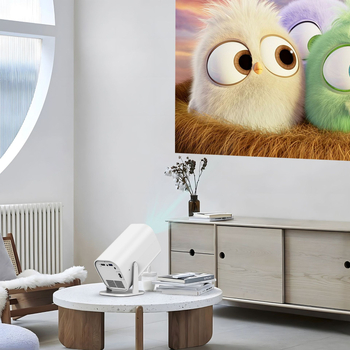 Домашен проектор с автофокус, 1080P резолюция, 350 ANSI яркост, 60 W мощност, 3C сертификат