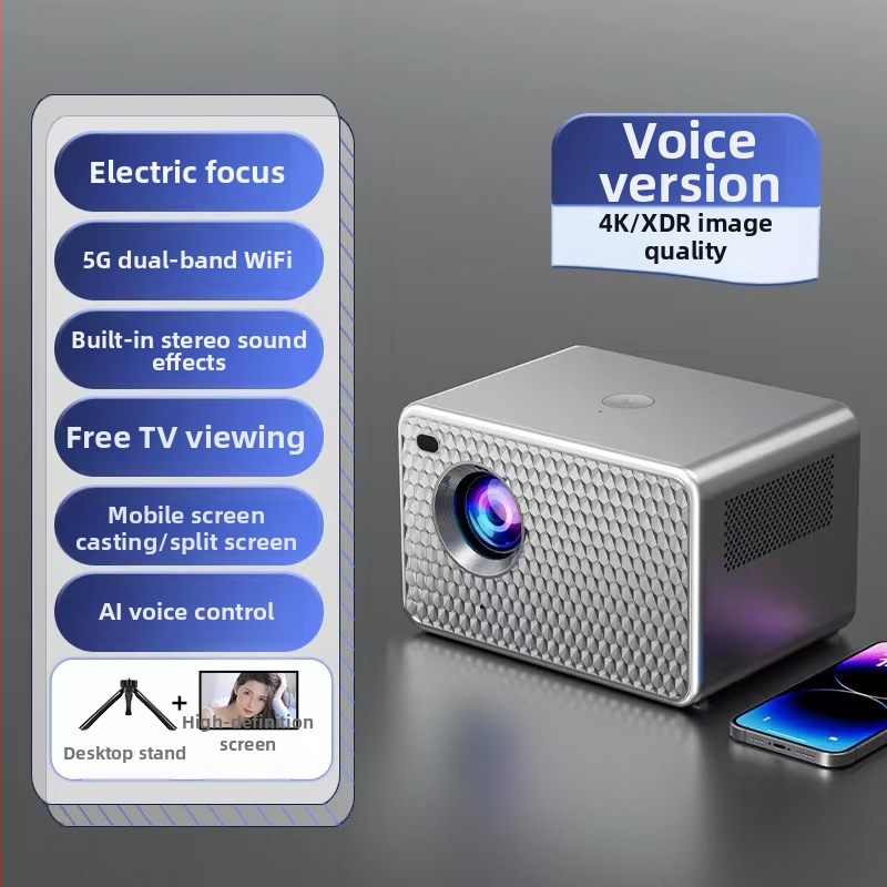 P6 οικιακός προβολέας με Android και Wi-Fi, 60W, 1080P (1920x1080), 10000 ANSI lumens, 3C πιστοποιητικό 2024200903000235