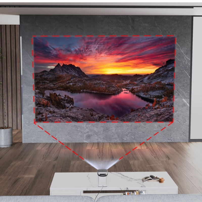Kućni projektor s autofokusom, podrška 1080p, 200 ANSI svjetline, 85W snage, Bluetooth/Wi‑Fi 2.4G/5G BT5.0