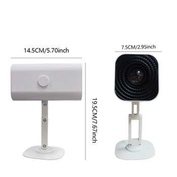 M7 prijenosni mini projektor s bežičnim Wi‑Fi zrcaljenjem zaslona, Type-C napajanje, 24W, rezolucija 480×320, jasnost 50 ANSI