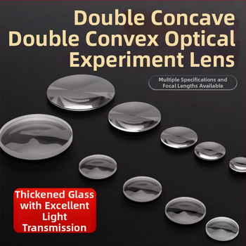 Házi készítésű teleszkópokhoz optikai üveg lencse készlet — konvex, konkáv, bi-konvex, bi-konkáv és planokonvex lencsék