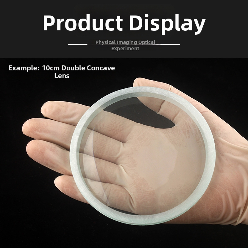 Комплект оптични стъклени лещи за домашни телескопи — конвексни, вдлъбнати, би-конвексни, би-конкавни и планоконвексни лещи