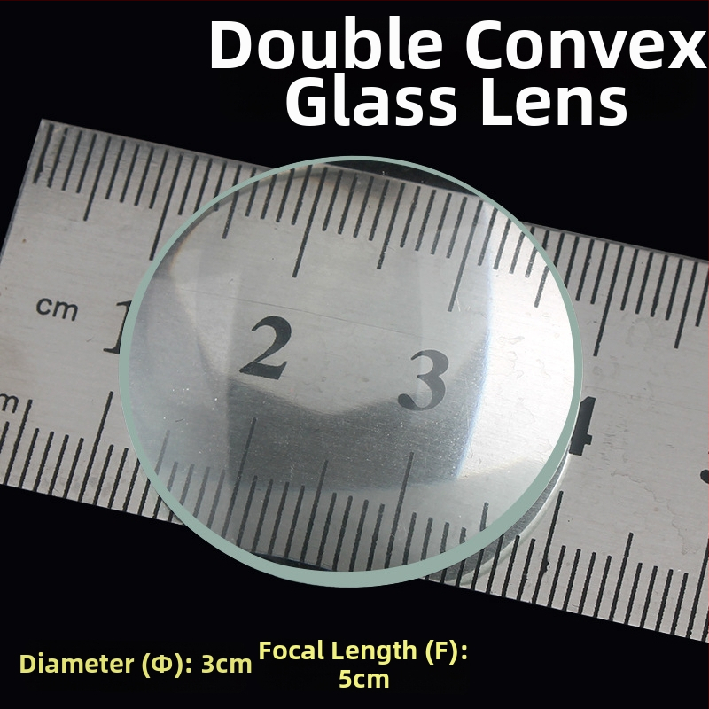 Házi készítésű teleszkópokhoz optikai üveg lencse készlet — konvex, konkáv, bi-konvex, bi-konkáv és planokonvex lencsék