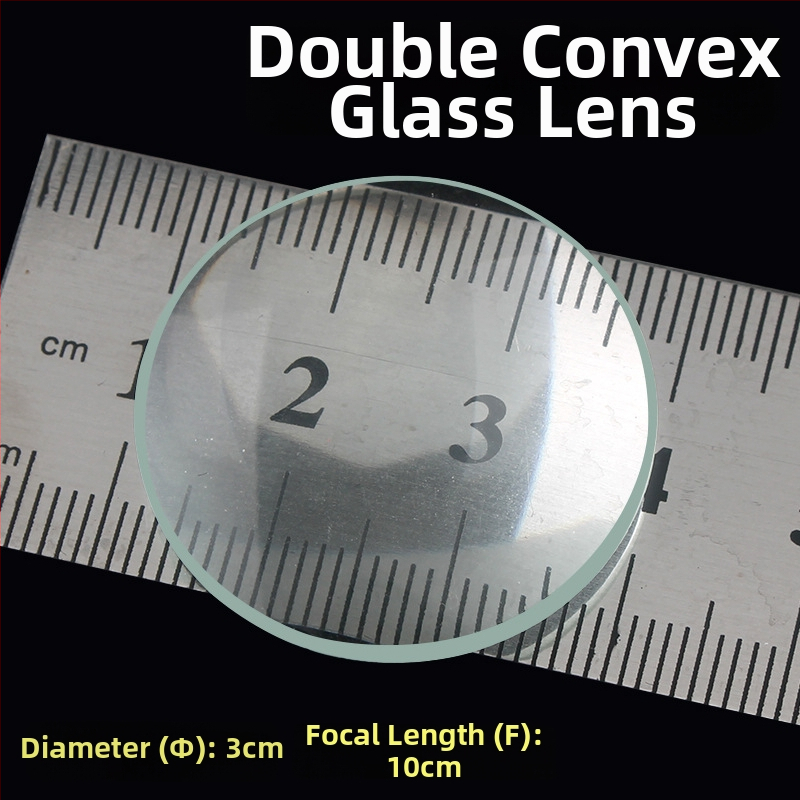 Házi készítésű teleszkópokhoz optikai üveg lencse készlet — konvex, konkáv, bi-konvex, bi-konkáv és planokonvex lencsék