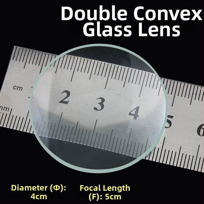 Házi készítésű teleszkópokhoz optikai üveg lencse készlet — konvex, konkáv, bi-konvex, bi-konkáv és planokonvex lencsék