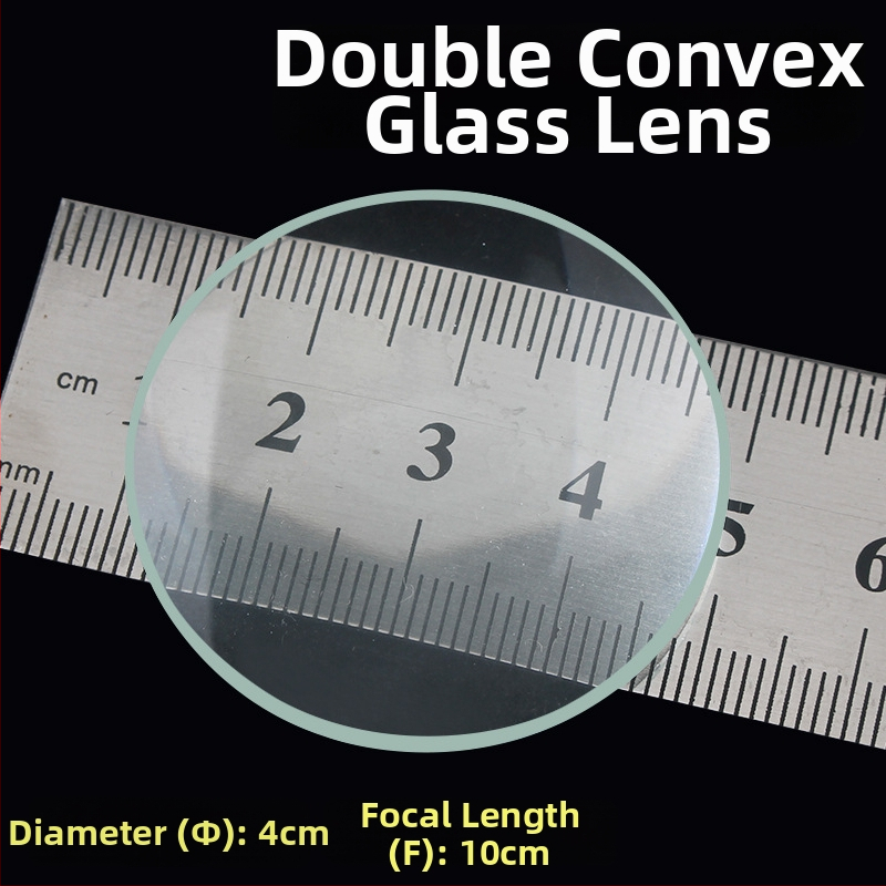 Házi készítésű teleszkópokhoz optikai üveg lencse készlet — konvex, konkáv, bi-konvex, bi-konkáv és planokonvex lencsék