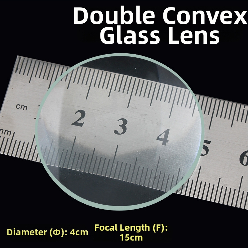 Házi készítésű teleszkópokhoz optikai üveg lencse készlet — konvex, konkáv, bi-konvex, bi-konkáv és planokonvex lencsék