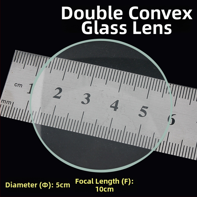 Házi készítésű teleszkópokhoz optikai üveg lencse készlet — konvex, konkáv, bi-konvex, bi-konkáv és planokonvex lencsék