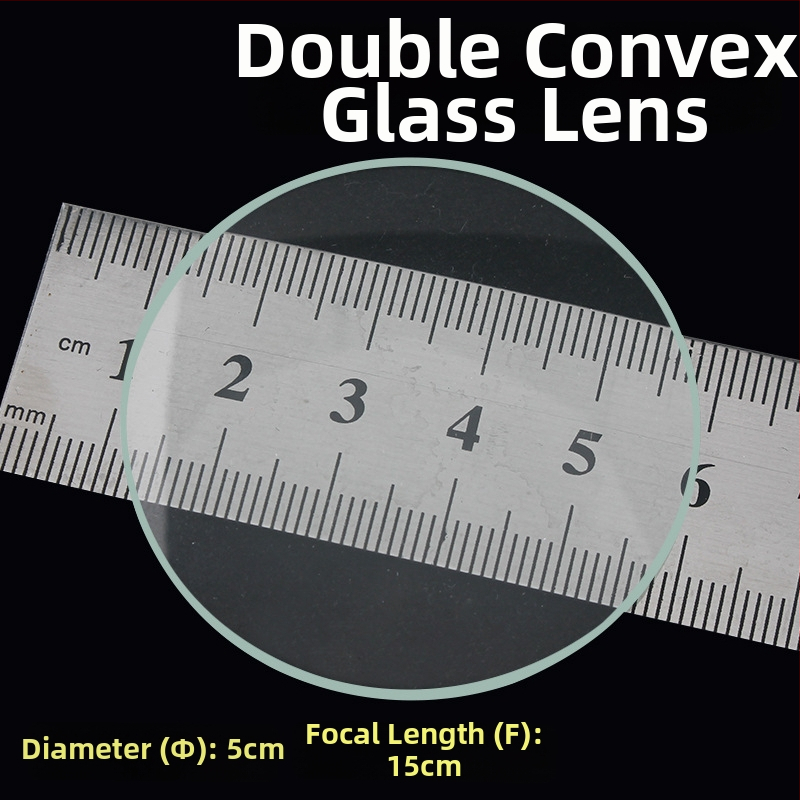 Házi készítésű teleszkópokhoz optikai üveg lencse készlet — konvex, konkáv, bi-konvex, bi-konkáv és planokonvex lencsék