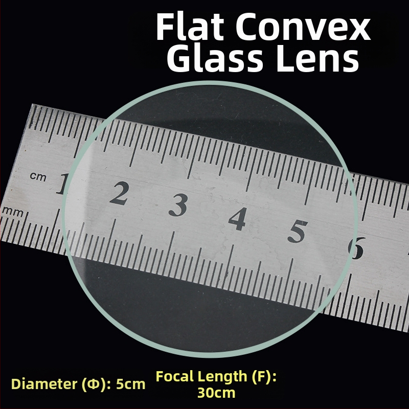 Házi készítésű teleszkópokhoz optikai üveg lencse készlet — konvex, konkáv, bi-konvex, bi-konkáv és planokonvex lencsék