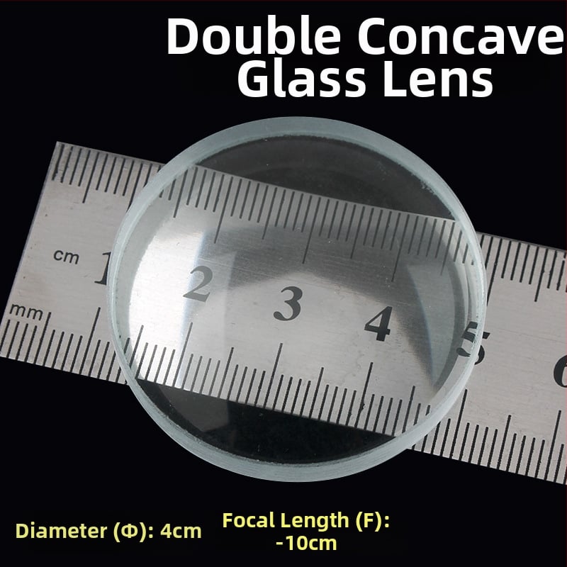 Házi készítésű teleszkópokhoz optikai üveg lencse készlet — konvex, konkáv, bi-konvex, bi-konkáv és planokonvex lencsék