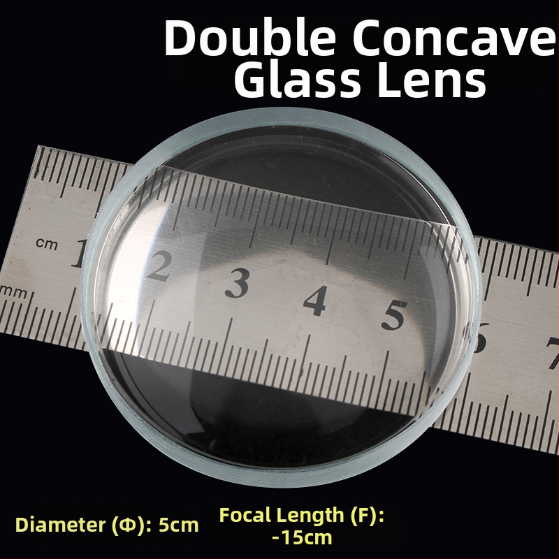 Házi készítésű teleszkópokhoz optikai üveg lencse készlet — konvex, konkáv, bi-konvex, bi-konkáv és planokonvex lencsék