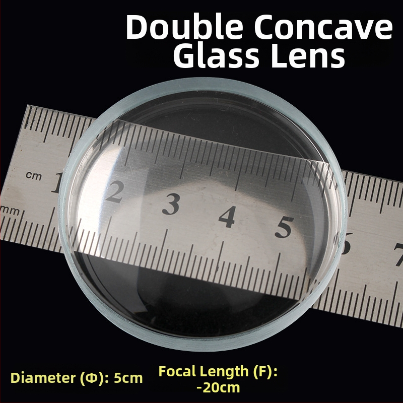Házi készítésű teleszkópokhoz optikai üveg lencse készlet — konvex, konkáv, bi-konvex, bi-konkáv és planokonvex lencsék