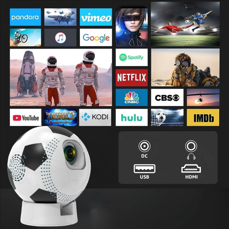 Q8 kućni projektor s Androidom i Wi-Fi, 720P rezolucija, 160 lm svjetlina