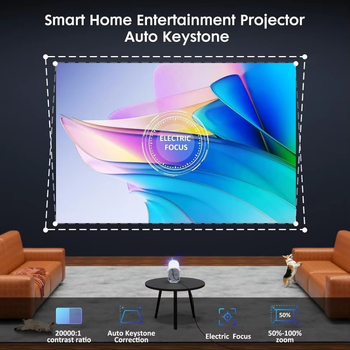 Prijenosni projektor Ying yihong, 55W, 720P (1280x720), Svjetlina 180