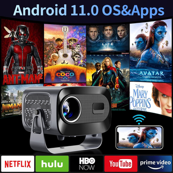 A10plus hordozható projektor, 60W, 720P (1280x720), fényesség 250