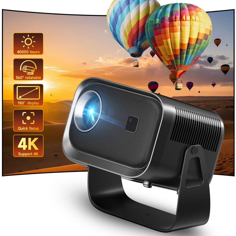 Yingmai K6 kućni projektor, 720P rezolucija, 180 ANSI svjetlina, 55W snaga