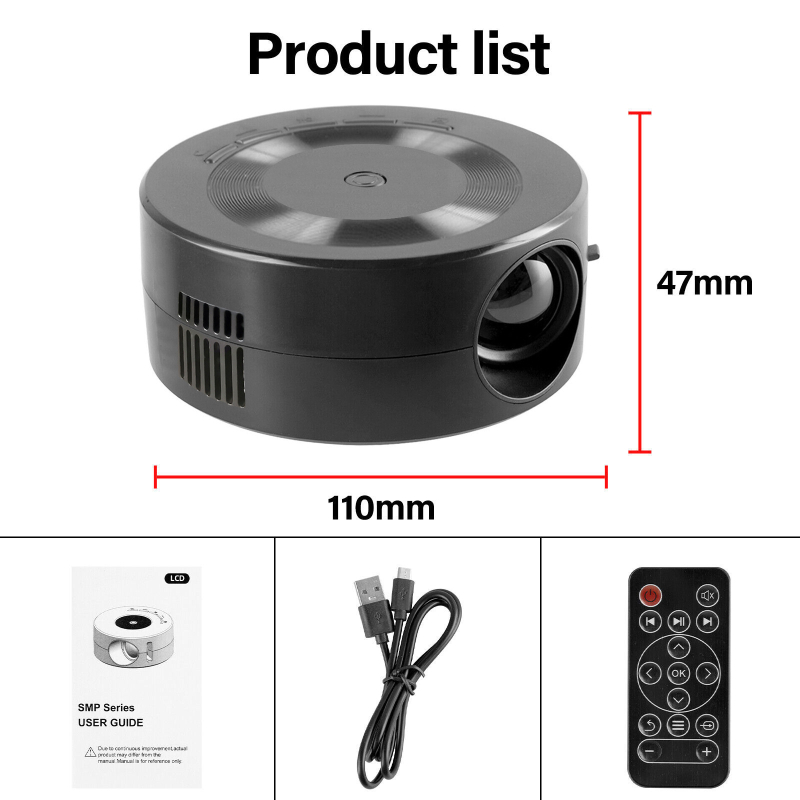 YT200 prijenosni projektor, SVGA 800x600, 10W, 20 ANSI, 3C certifikat 2021180903022410