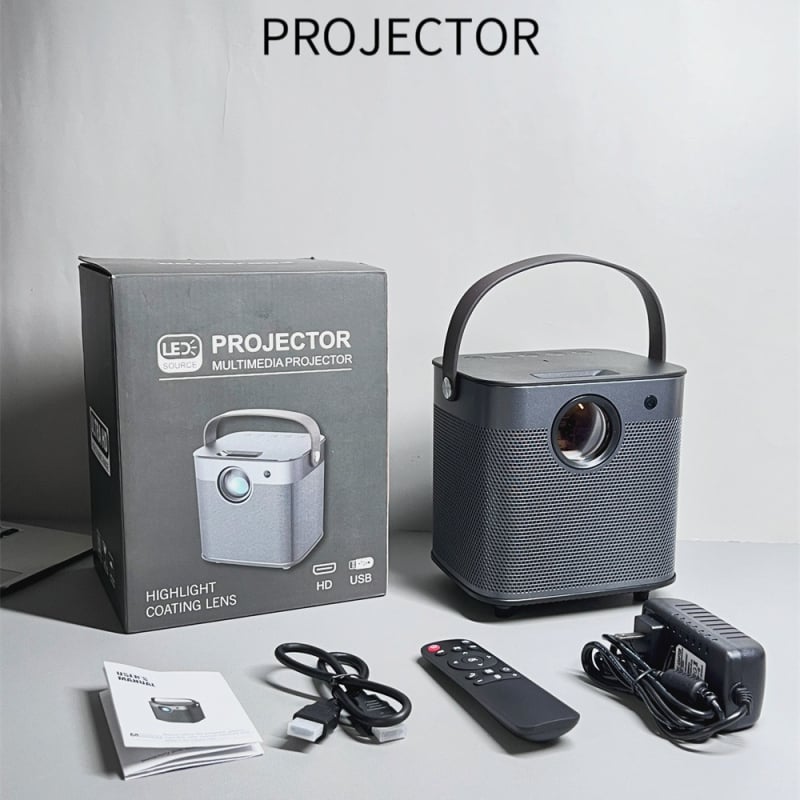 Ψηφιακός προβολέας F1 – ασύρματος, φορητός για οικιακό κινηματογράφο, ανάλυση 720P, λειτουργία προβολής: Όλα, βάρος 1,58 kg