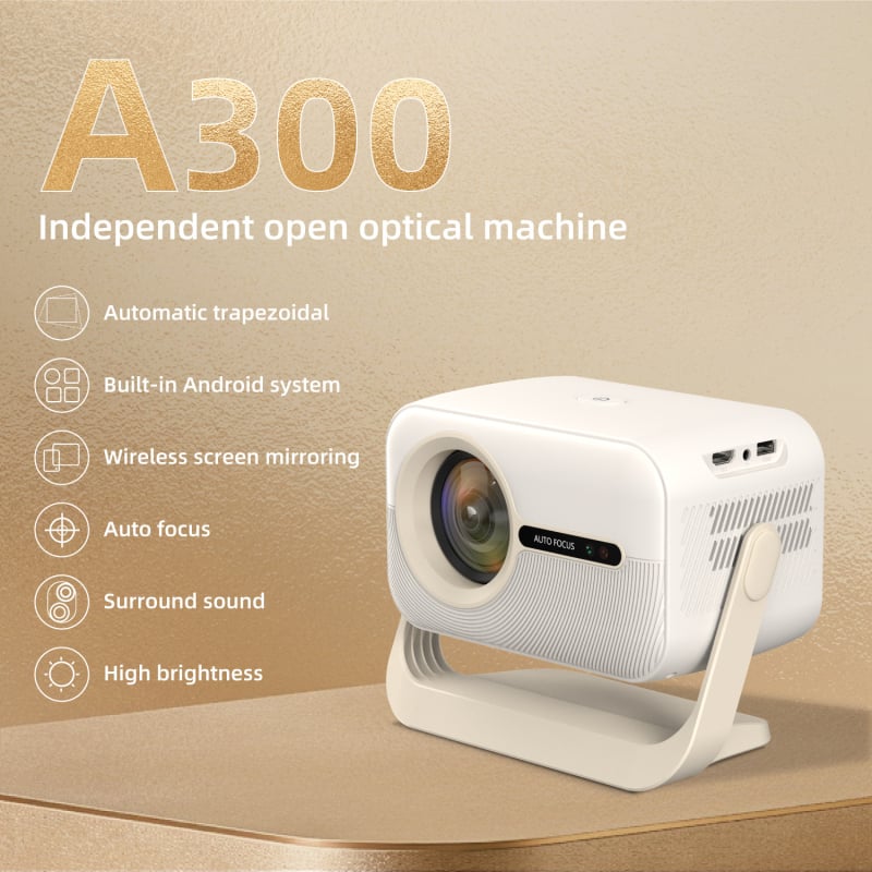 Kućni projektor: 1080p, svjetlina 350 ANSI, projekcija 200 inča, snaga 60W