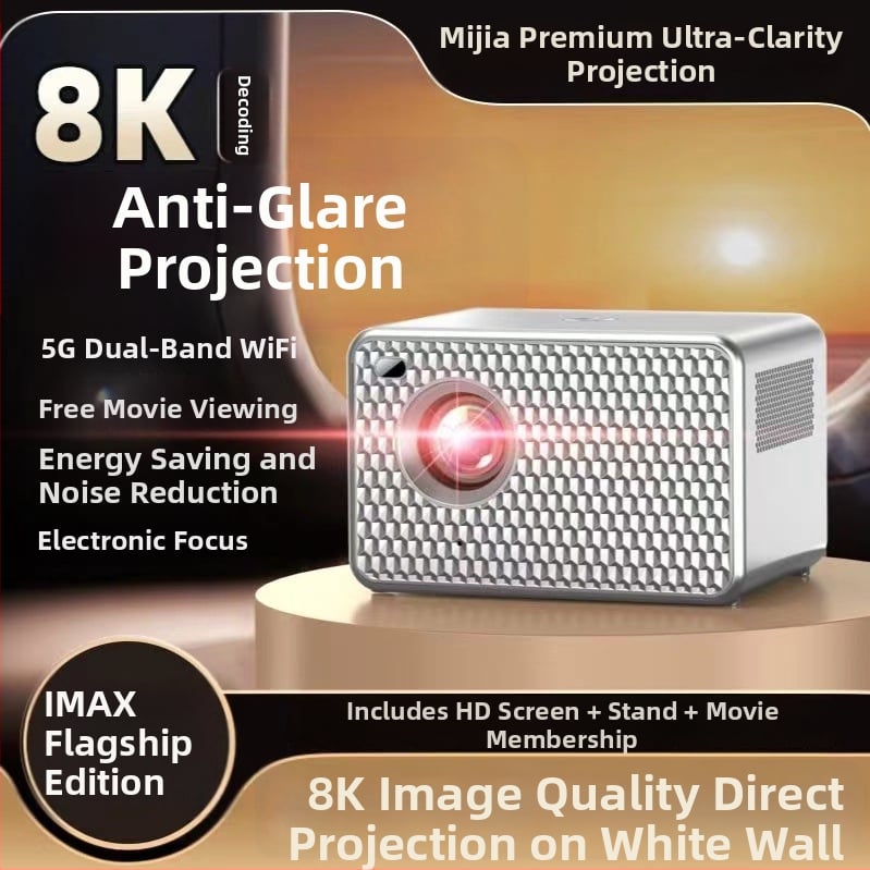 Kućni projektor P6, 1080p Full HD, 2000 ANSI lumena, 80W snaga