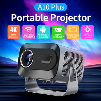 A10PLUS Prijenosni projektor, 60W, 720P, svjetlina 250, čip T950S