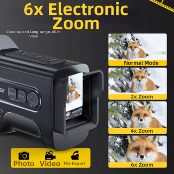 FNIRSI NVS-20 4K инфрачервено нощно виждане устройство, преносимо за външни условия, оптично изображение