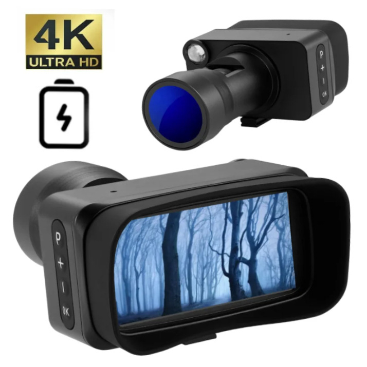 Infracrveni uređaj za noćno viđenje s 4x povećanjem, 40 mm objektivom, domet do 200 m, masa 360 g