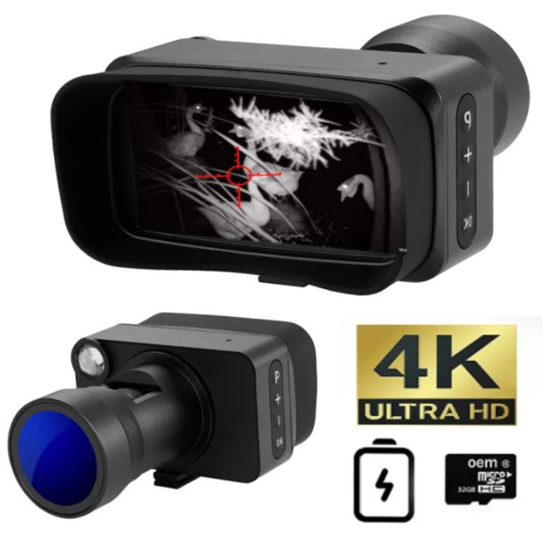 Infracrveni uređaj za noćno viđenje s 4x povećanjem, 40 mm objektivom, domet do 200 m, masa 360 g
