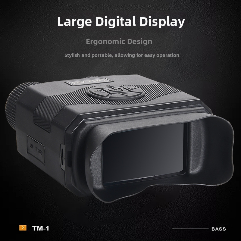 NV700 binokulár s USB nabíjaním, veľkou HD obrazovkou, zoomom, digitálnym infračerveným nočným videním, fotografovanie a video deň/noc