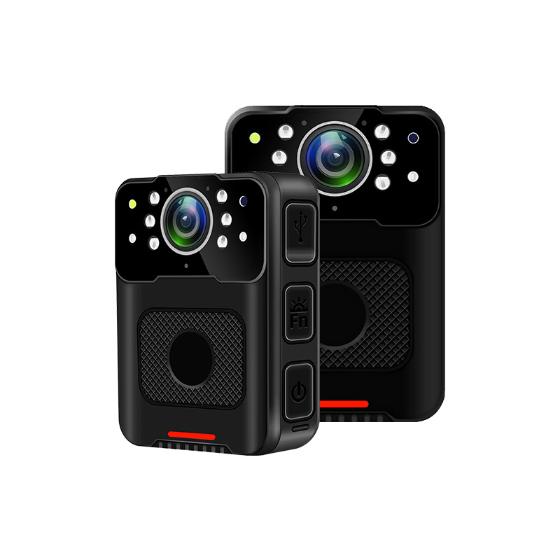 Înregistrator pentru aplicarea legii, purtat pe torace, vedere de noapte și cameră infrared; senzor CMOS, ecran LCD 2,0 inch, stocare MicroSD, baterie 14 ore, USB 2.0/Type-C