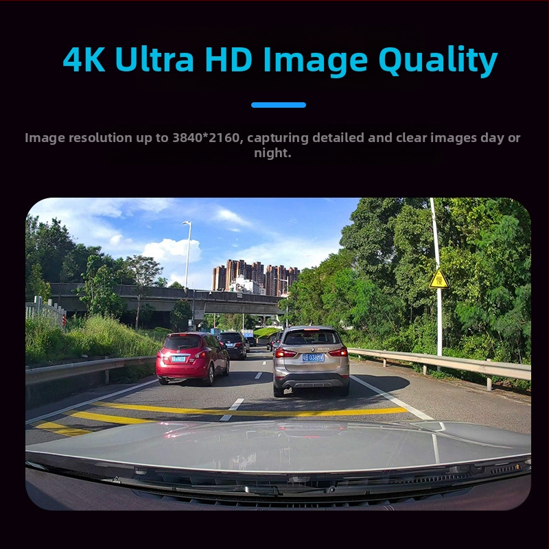 4K автомобилен видеорегистратор с предна и задна двойна камера, 4G дистанционно наблюдение, GPS позициониране, 2160P резолюция