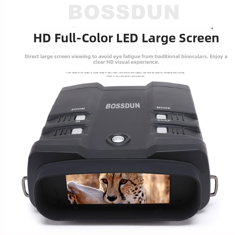 Binokulárne digitálne nočné videnie NVFHD600 — infračervené nočné videnie, fotenie/video, netermické zobrazovanie; Značka Bossdun