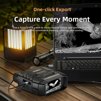 FNIRSI NVS-40 4K infračervené zariadenie na nočné videnie, prenosné pre vonkajšie použitie