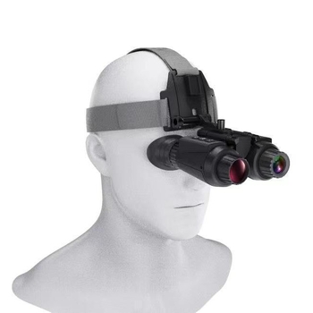 Nosivi infracrveni noćni binokular s 8x digitalnim zumom, 25 mm objektiv, dvostruka 1.4" TFT ekran, 2600 mAh baterija