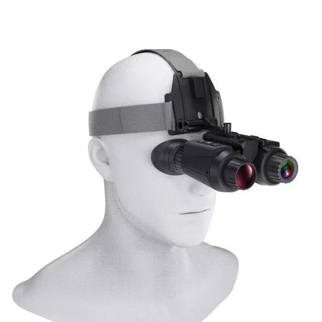 Nosivi infracrveni noćni binokular s 8x digitalnim zumom, 25 mm objektiv, dvostruka 1.4" TFT ekran, 2600 mAh baterija