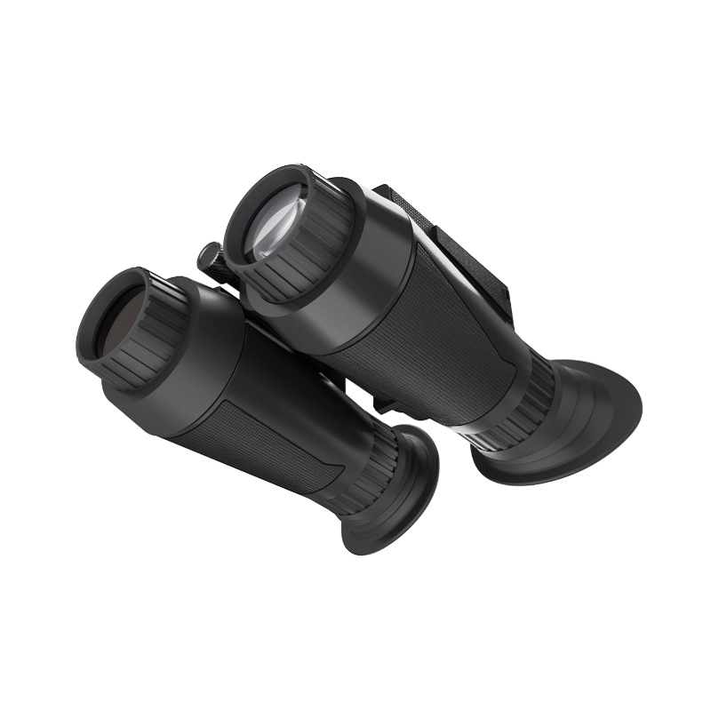 Nosivi infracrveni noćni binokular s 8x digitalnim zumom, 25 mm objektiv, dvostruka 1.4" TFT ekran, 2600 mAh baterija