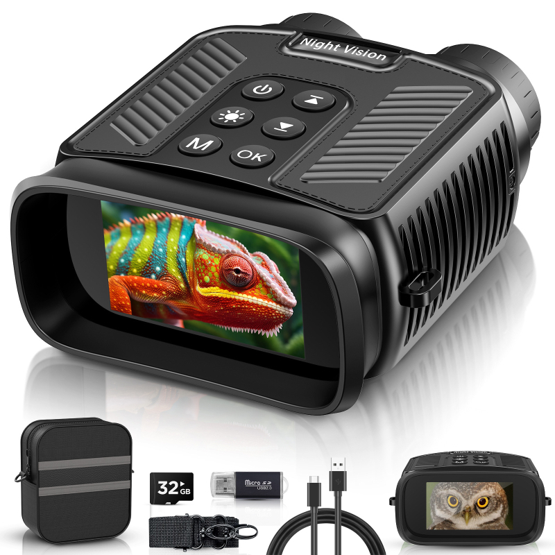 2.5K noćne binokularno promatranje s infracrvenim, prijenosni digitalni teleskop za promatranje ptica