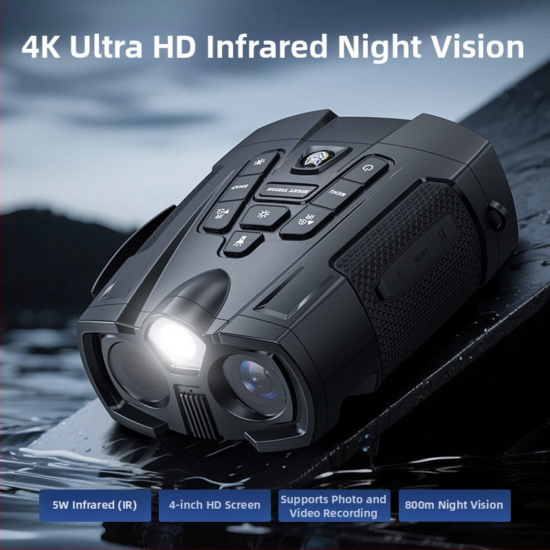 Нощно виждане инфрачервен дигитален телескоп с IPS дисплей за открито, 4K HD камера