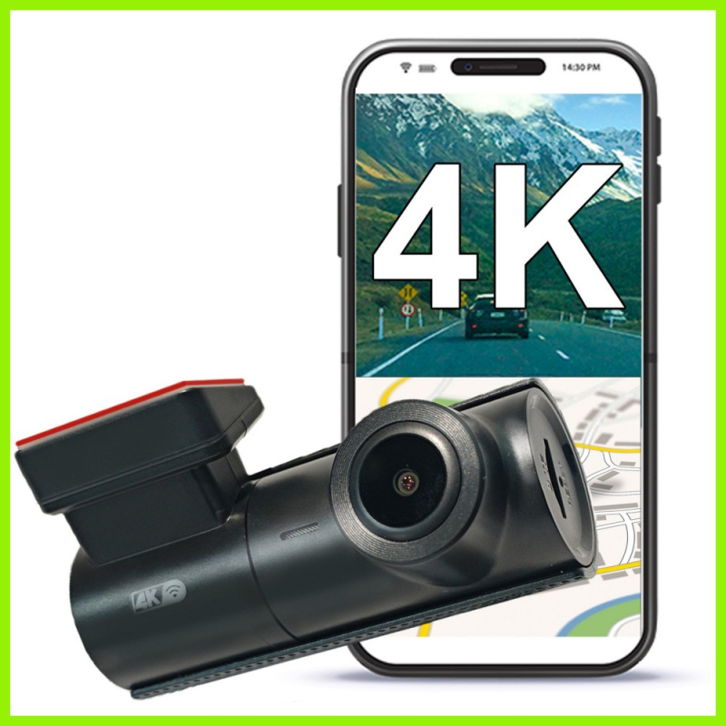 2025 novi model: 4K noćni vid, bez zaslona, Wi-Fi, nadzor parkiranja, automobilska DVR kamera