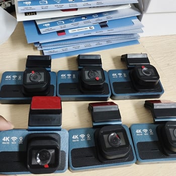 Διπλός καταγραφέας οδήγησης: μπροστινό 4K και πίσω 1080P, νυχτερινή όραση, ADAS, GPS, 128GB TF κάρτα