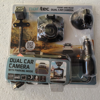 Διπλός καταγραφέας αυτοκινήτου – εμπρόσθια και οπίσθια κάμερα, 1080P, οθόνη 2,4 ιντσών, 150° ευρυγώνιος, παρκινγκ καταγραφή, κυκλική εγγραφή, βεντούζα στήριξης