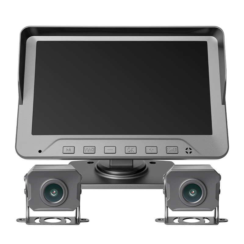 Καταγραφέας οχήματος με μπροστά και πίσω διπλό κανάλι, 1080p, 4G, μνήμη 256GB, 170° ευρυγώνιο οπτικό πεδίο, 7 ιντσών οθόνη