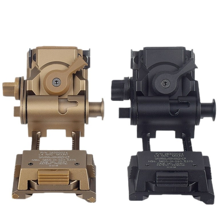 Metalni nosač kacige noćnog vida L4G24 za PVS-15/18/GPNVG18 (zumiranje 1-200x, promjer objektiva 1-50 mm, domet gledanja 1-50 m, težina 270 g, šifra proizvoda F025)