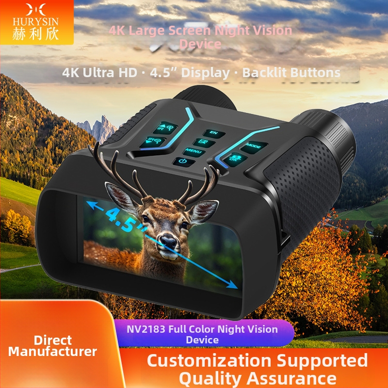 Nočné videnie infračervený digitálny ďalekohľad s 4K HD kamerou