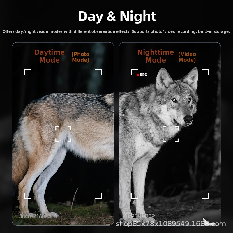 Binokul s IR nočným videním, digitálny denný/nočný režim, pre vonkajšie použitie