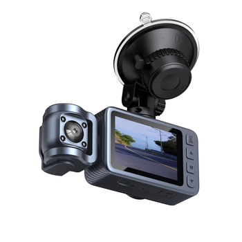 Dash cam 3 καναλιών με ευρυγώνιο φακό 170°, 1440p HD, Wi-Fi, συνεχής καταγραφή