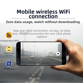 Κάμερα καταγραφής αυτοκινήτου - διπλή καταγραφή εμπρός και πίσω, Wi-Fi, νυχτερινή όραση; 4K+ ανάλυση, 8 MP αισθητήρας