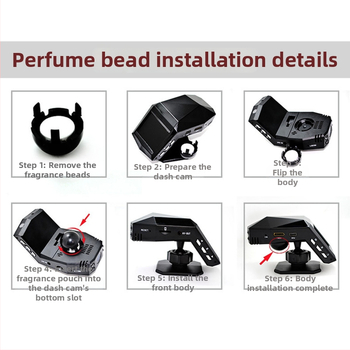 Κάμερα οδήγησης αυτοκινήτου με στήριξη στην κεντρική κονσόλα – βίντεο 1080p, 170° ευρυγώνιος φακός, υποστήριξη TF κάρτας, αποθήκευση 16 ωρών, 30 fps